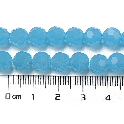 Imitation Jade Glass Beads Stands EGLA-A035-J8mm-D04-1