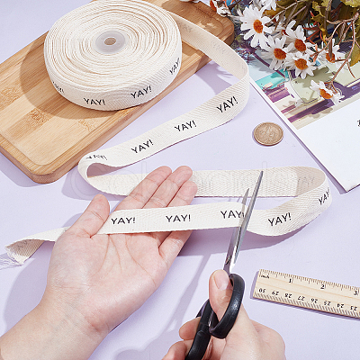 Polycotton Ribbon OCOR-WH0036-36-1