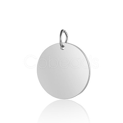 Anti-Tarnish 304 Stainless Steel Pendants STAS-I311-32F-P-1