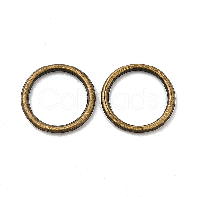 Alloy Soldered Closed Jump Rings KK-WH0052-05D-AB-1