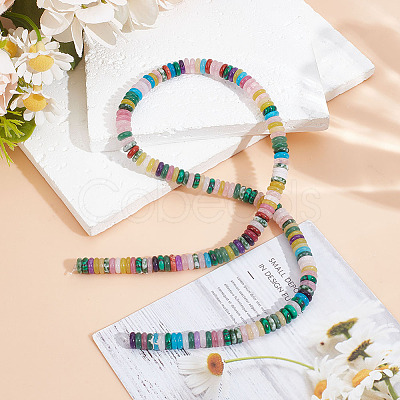1 Strand Mixed Stone Beads Strands G-ME0001-25-1