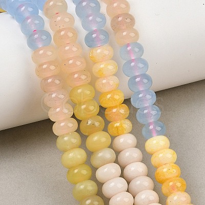 Natural White Jade Beads Strands G-NH0006-A15-01-1