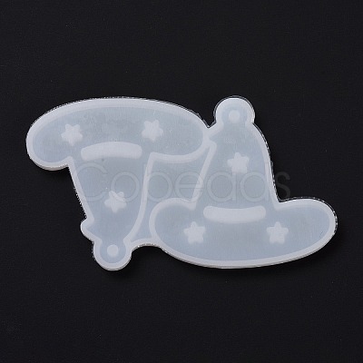 DIY Witch's Hat Pendants Silicone Molds DIY-D060-17-1