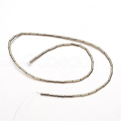 Electroplate Non-magnetic Synthetic Hematite Bead Strands G-F300-37B-06-1
