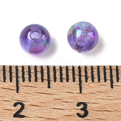 Eco-Friendly Transparent Acrylic Beads PL732-10-1