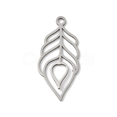 201 Stainless Steel Pendants STAS-S155-01P-04-1
