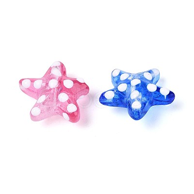 Glass Enamel Beads Strands GLAA-T028-04-1
