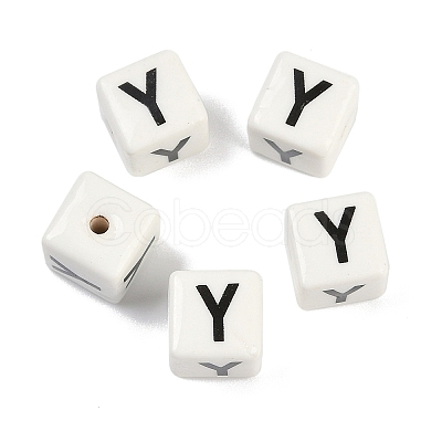 Porcelain Beads PORC-R003-08Y-1