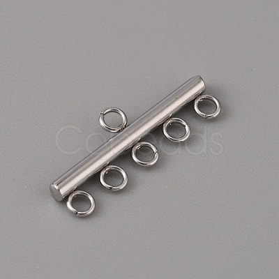 201 Stainless Steel Chandelier Component Links LS-STAS-WH0043-06D-P-1-1