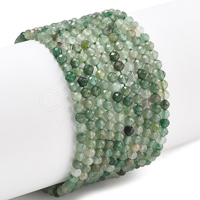 Natural Green Aventurine Beads Strands G-RM250104-E6-1