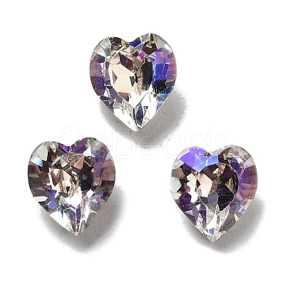 K9 Glass Rhinestone Cabochons GLAA-H034-02C-001MO-1