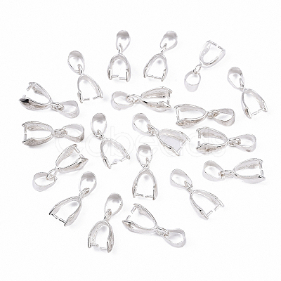 20Pcs Brass Pinch Bails KK-YW0003-44S-1