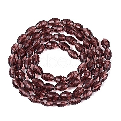 Transparent Glass Beads Strands LS-GLAA-N071-01A-A19-1