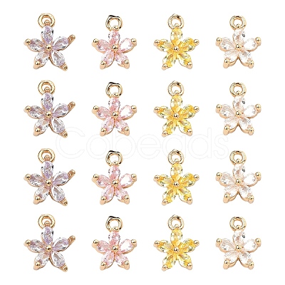 10Pcs Brass Charms KK-YW0004-05-1