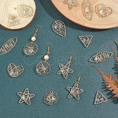 SUPERFINDINGS Eco-Friendly Iron Pendants IFIN-FH0001-41-1