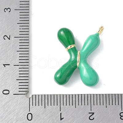 Brass Enamel Pendants KK-E093-03G-X-02-1