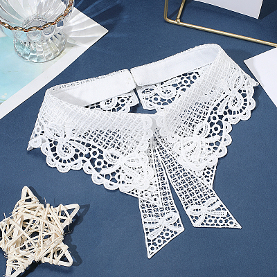 Polyester Women's False Collar DIY-WH20048-074F-1
