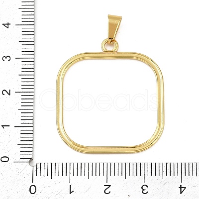 304 Stainless Steel Pendants STAS-K315-02B-G-1