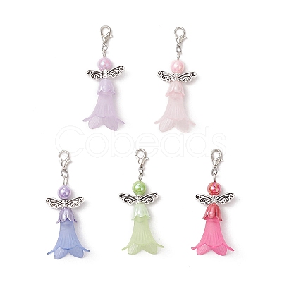 Acrylic Pendant Decorations HJEW-JM03627-1