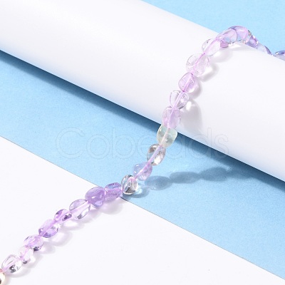 Natural Ametrine Beads Strands G-G018-30-1