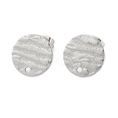 Non-Tarnish 304 Stainless Steel Stud Earring Findings X-STAS-M228-U01-01P-1
