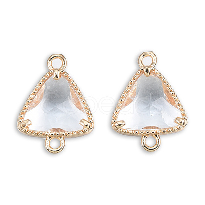 Transparent K9 Glass Connector Charms LS-GLAA-N038-60-F13-1