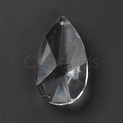 Transparent Glass Big Pendants GLAA-F118-11-1