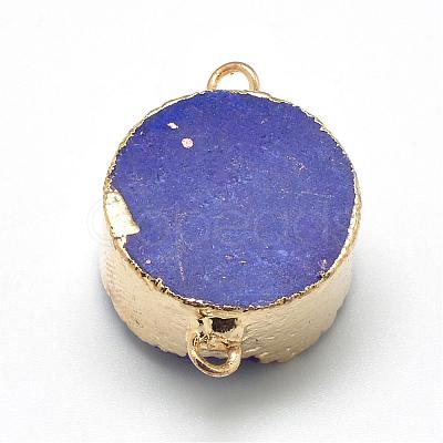 Natural Druzy Agate Links connectors G-Q500-M-1