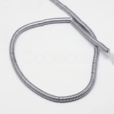 Electroplate Non-magnetic Synthetic Hematite Beads Strands G-J164B-2mm-04-1