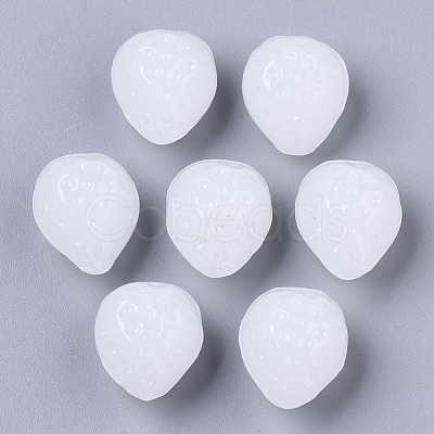 Imitation Jade Glass Beads GLAA-R215-01-C01-1