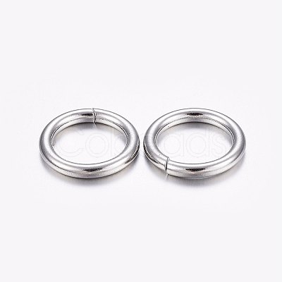 Non-Tarnish 304 Stainless Steel Closed Jump Rings A-STAS-F174-14P-1