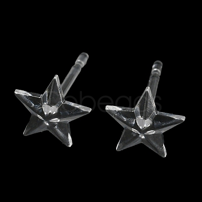 Resin Stud Earring Findings LS-X1-FIND-H046-11-1