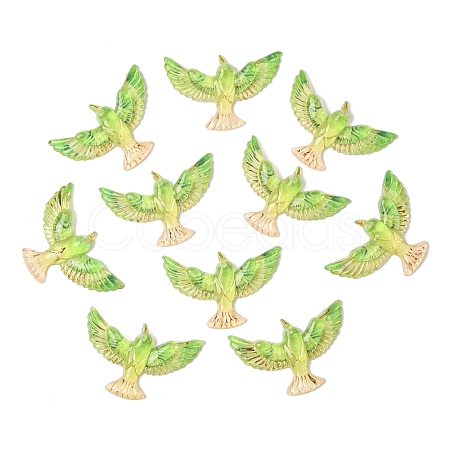 10Pcs Transparent Resin Cabochons FIND-YW0008-83E-1