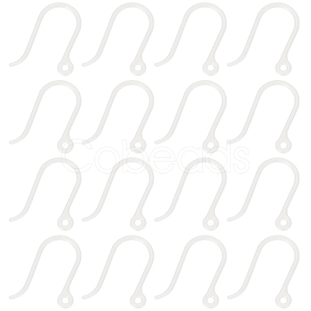 SUNNYCLUE 200Pcs Plastic Earring Hooks KY-SC0001-81B-1