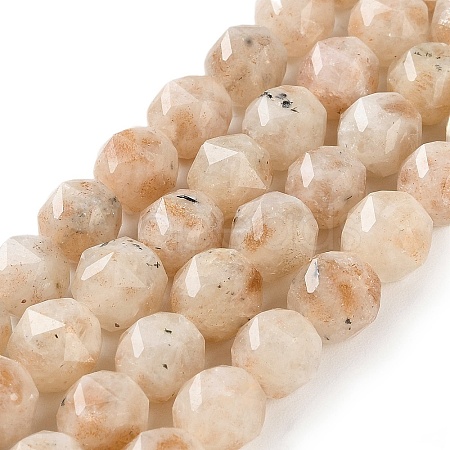 Natural Sunstone Beads Strands G-NH0021-A33-02-1