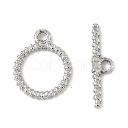 304 Stainless Steel Toggle Clasps STAS-L022-539P-1