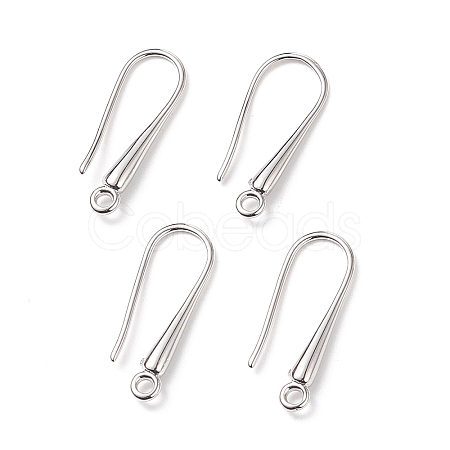 Eco-Friendly Brass Earring Hooks KK-M157-03P-NR-1