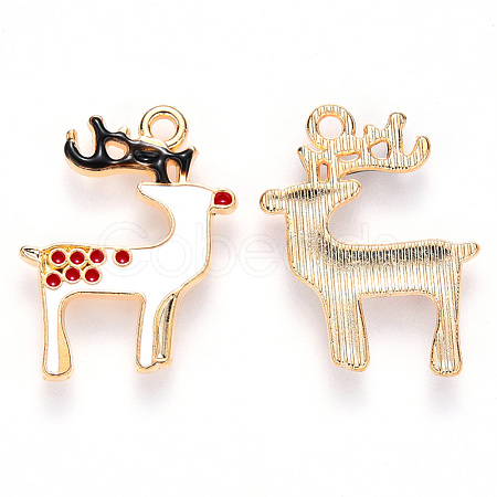 Alloy Enamel Pendants ENAM-S121-011-1