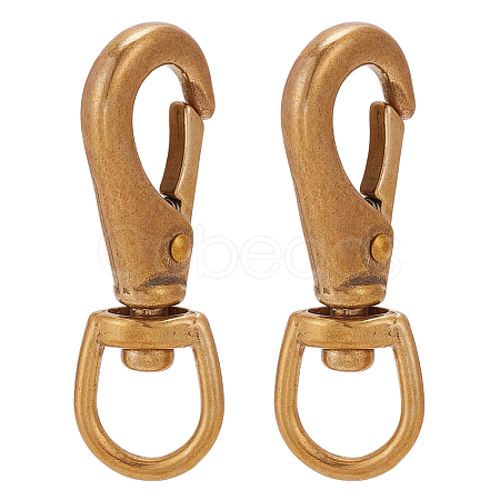Brass Swivel Clasps KK-AR0001-93A-1