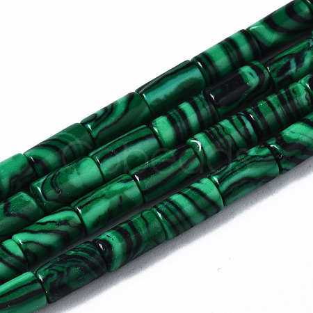 Synthetic Malachite Beads Strands X-G-S366-075-1