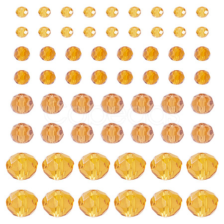 4 Strands 4 Styles Glass Beads Strands EGLA-TA0012-97C-1