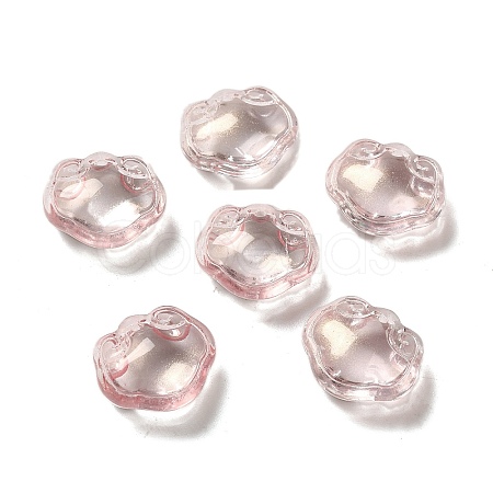 Transparent Glass Pendants GLAA-D025-08C-1