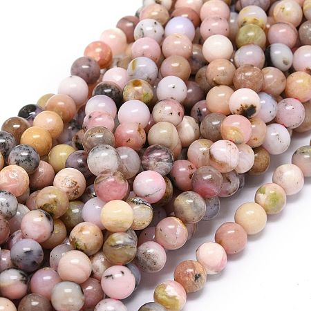 Natural Pink Opal Beads Strands G-O201A-16A-1