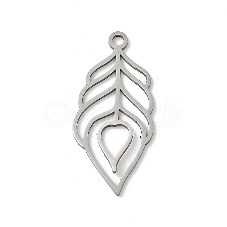201 Stainless Steel Pendants STAS-S155-01P-04-1