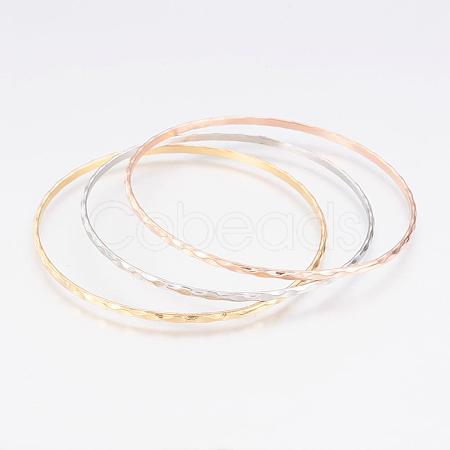 304L Stainless Steel Buddhist Bangles BJEW-G568-15-1