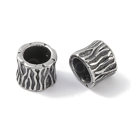 316 Surgical Stainless Steel European Beads STAS-P362-19AS-1