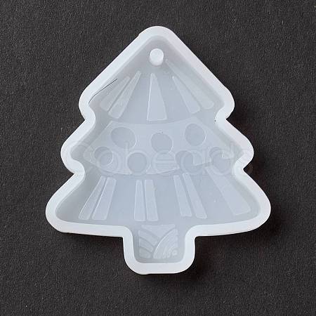 Christmas Theme DIY Snowflake Pendant Silicone Molds DIY-K054-13-1