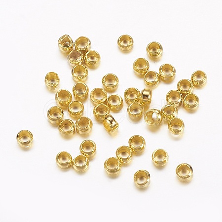Brass Crimp Beads X-J0JMN012-1