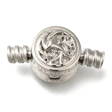 Brass European Style Clasps KK-A219-02P-1
