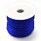 Nylon Thread, Rattail Satin Cord, Blue, 1.5mm, about 49.21 yards(45m)/roll